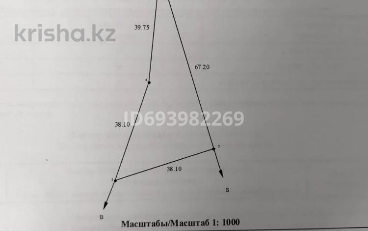 Жер телімі · 11 сотық, мкр Бектобе, Учетный квартал 046 2484 — Жана Курылыс, бағасы: 6.5 млн ₸ в Таразе — фото 2