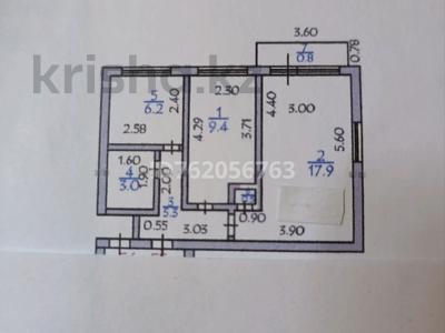 2-комнатная квартира · 43.1 м² · 2/4 этаж, Абая 40 за 11 млн 〒 в Балхаше
