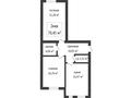 2-комнатная квартира · 70.45 м² · 2/6 этаж, мкр. Алтын орда, Молдагулова 74 за 21 млн ₸ в Актобе — фото 4
