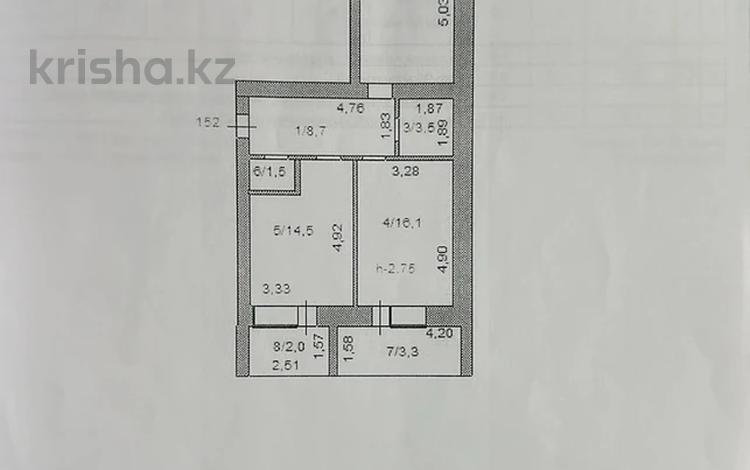 2-комнатная квартира, 65.6 м², 1/9 этаж, Ауэзова 213 Б — Пушкина за ~ 18.4 млн 〒 в Кокшетау — фото 2