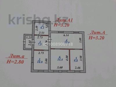 Отдельный дом · 3 комнаты · 66.8 м² · 7 сот., Майкудук, Майкудук, мкр Берлин 196 — 19 микрорайон за 15 млн ₸ в Караганде, Алихана Бокейханова р-н