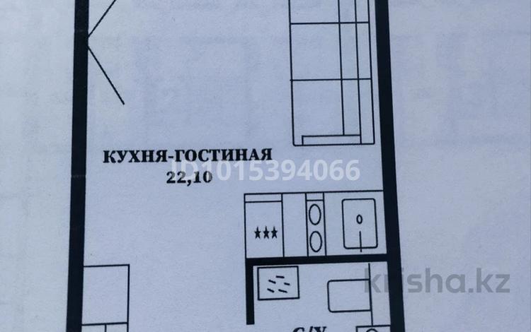1-бөлмелі пәтер · 25.2 м² · 6/10 қабат, Мухамедханова 28, бағасы: 13 млн ₸ в Астане, Нура р-н — фото 2