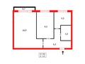 2-бөлмелі пәтер · 44.1 м² · 3/10 қабат, мкр Юго-Восток, Мкр Юго-Восток, Пр.Строителкй, бағасы: 17 млн ₸ в Караганде, Казыбек би р-н — фото 14