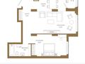 2-бөлмелі пәтер · 68.82 м² · 2/18 қабат, Достык 8/5 — БЕЗ КОМИССИИ! Выбор по этажам!, бағасы: ~ 49.4 млн ₸ в Астане