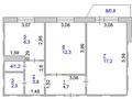 2-комнатная квартира · 50.9 м² · 4/10 этаж, Проспект Н.Назарбаева 287 за 22.5 млн ₸ в Павлодаре — фото 2