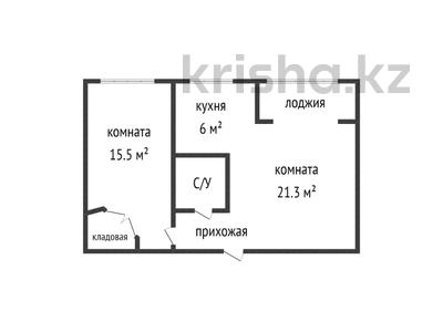 2-комнатная квартира, 51 м², 3/5 этаж, Кабанбай Батыра 68 за 21 млн 〒 в Усть-Каменогорске