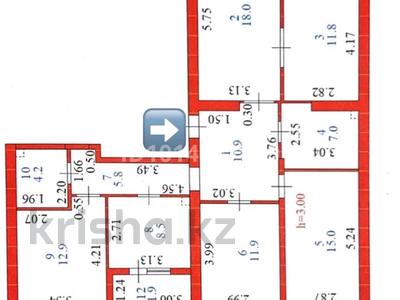 5-комнатная квартира · 109.7 м², Казыбек би 7/1 за 68 млн ₸ в Астане, Нура р-н