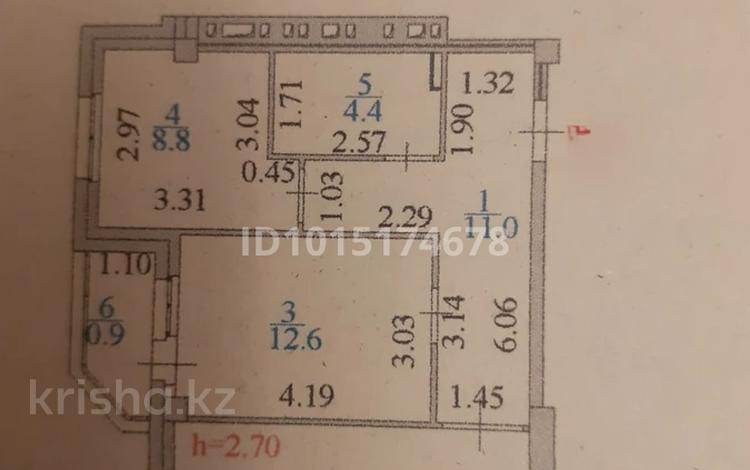 2-комнатная квартира · 57 м² · 3/9 этаж, Сауран 12/1 — Сауран Алматы за 33.5 млн ₸ в Астане, Есильский р-н — фото 2