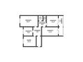 4-комнатная квартира · 83.7 м² · 6/6 этаж, 7 микрорайон 2 за 27 млн ₸ в Костанае — фото 16