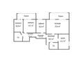 4-бөлмелі пәтер · 118.1 м² · 4/5 қабат, Генерала Арыстанбекова 6, бағасы: 70 млн ₸ в Костанае — фото 53
