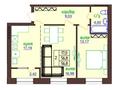 2-бөлмелі пәтер · 57 м² · 4/5 қабат, Каирбекова, бағасы: 20.5 млн ₸ в Костанае — фото 2
