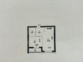 1-бөлмелі пәтер · 38.5 м² · 2/9 қабат, Айнакөль 64, бағасы: 23 млн ₸ в Астане, Алматы р-н