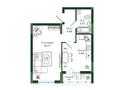 1-комнатная квартира · 41.03 м², ул. А-108, 12 за ~ 17 млн ₸ в Астане, Сарайшык р-н — фото 3