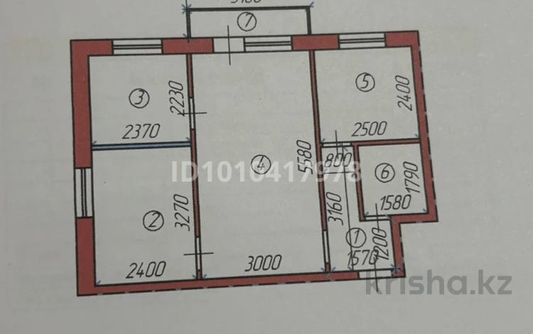 3-комнатная квартира · 42.8 м² · 4/5 этаж, Майкудук, 12й микрорайон 13 и 20 за 15 млн ₸ в Караганде, Алихана Бокейханова р-н — фото 2