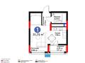 1-бөлмелі пәтер · 32 м² · 13/19 қабат, Туран 57а, бағасы: 25 млн ₸ в Астане, Есильский р-н — фото 2