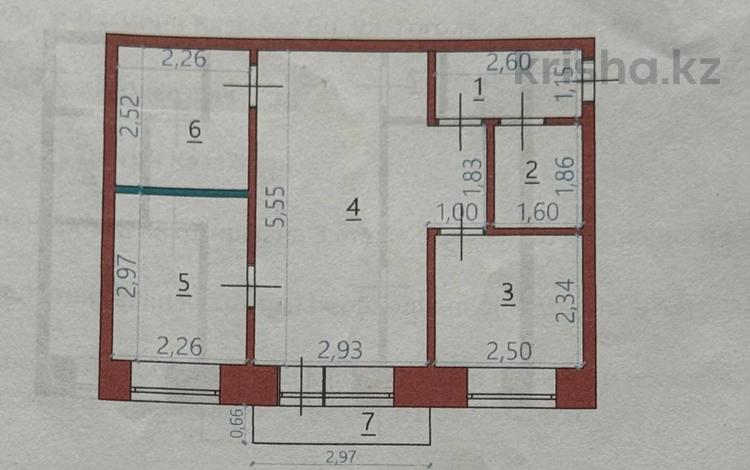 2-бөлмелі пәтер · 43 м² · 3/5 қабат, мкр Новый Город, Гоголя, бағасы: 14.8 млн ₸ в Караганде, Казыбек би р-н — фото 2