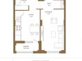 1-бөлмелі пәтер · 52.08 м² · 14/18 қабат, Достык 8/5 — БЕЗ КОМИССИИ! ВЫБОР ЭТАЖА И ПЛАНИРОВОК, бағасы: ~ 41.2 млн ₸ в Астане — фото 3