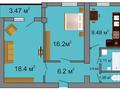 2-комнатная квартира, 59.5 м², 2/9 этаж, Аль-Фараби 44 за ~ 20.2 млн 〒 в Усть-Каменогорске
