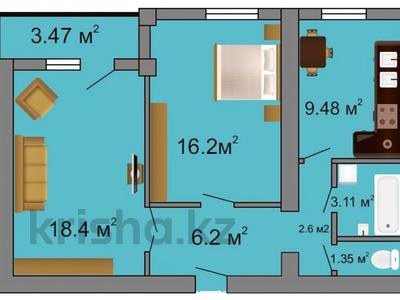 2-комнатная квартира, 59.5 м², 2/9 этаж, Аль-Фараби 44 за ~ 20.2 млн 〒 в Усть-Каменогорске