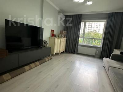 2-комнатная квартира · 76.8 м² · 1/14 этаж, Егизбаева — Каныша Сатпаева за 74 млн ₸ в Алматы, Бостандыкский р-н