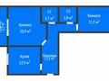2-комнатная квартира · 67 м² · 9/9 этаж, 8 микрорайон за 28.5 млн ₸ в Костанае — фото 2