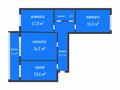 3-бөлмелі пәтер · 72 м² · 4/10 қабат, 7 микрорайон 17, бағасы: 28 млн ₸ в Костанае — фото 2