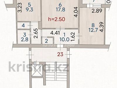 2-комнатная квартира · 55.1 м² · 9/9 этаж, Шакарима 42 за 25.5 млн 〒 в Семее