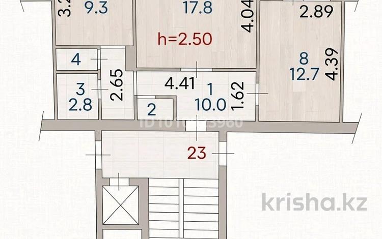 2-бөлмелі пәтер · 55.1 м² · 9/9 қабат, Шакарима 42, бағасы: 25.5 млн ₸ в Семее — фото 6