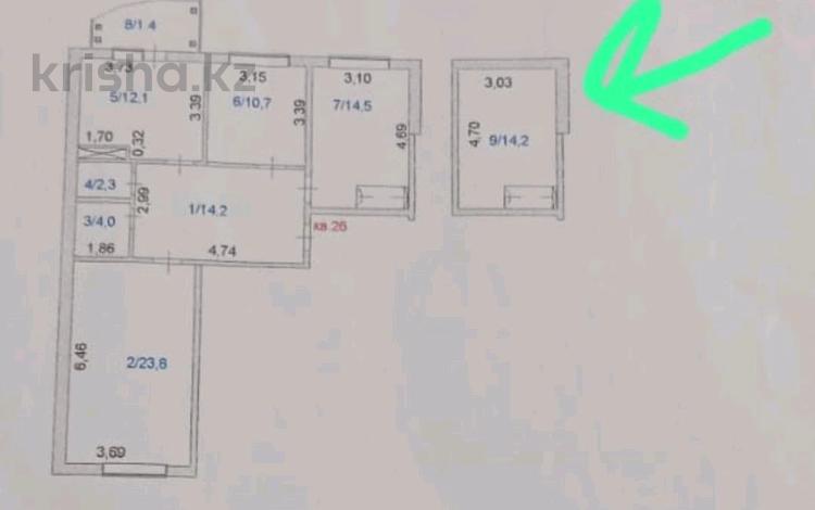 3-комнатная квартира, 97.2 м², 1/5 этаж, сарыарка 25/2 за 29.5 млн 〒 в Кокшетау — фото 2