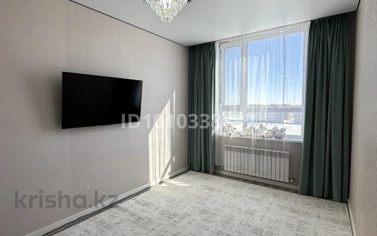 1-комнатная квартира · 39.5 м² · 9/9 этаж, А102 11/2 за 20 млн 〒 в Астане, Сарайшык р-н — фото 2