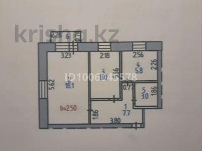 2-комнатная квартира · 43 м² · 5 этаж, 1 2 — Детская больница, детский сад, школа. за 6.7 млн 〒 в Лисаковске