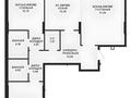 3-комнатная квартира · 107.76 м² · 5/14 этаж, А 32 2Б — БЕЗ КОМИССИИ за ~ 95.6 млн ₸ в Астане, Сарайшык р-н — фото 2