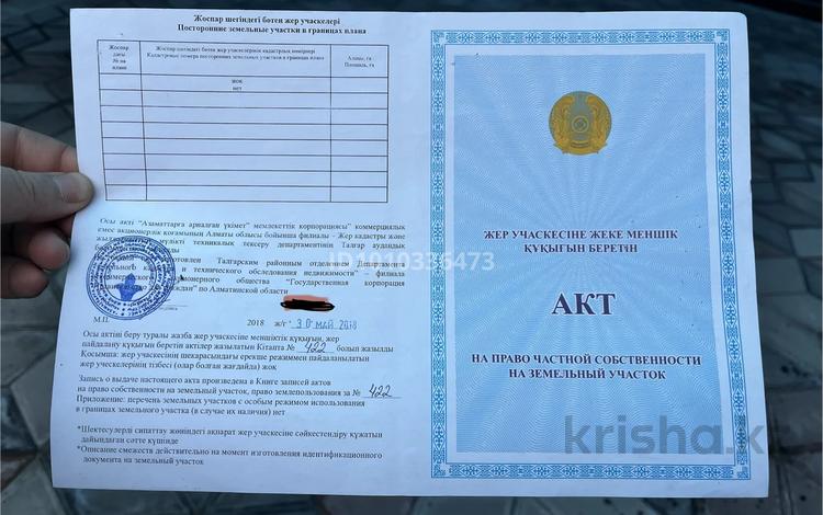Участок · 6 соток, Кулагер 26 — Satti магазин жанында за 11 млн 〒 в Талдыбулаке — фото 2