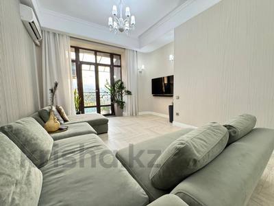 3-бөлмелі пәтер · 125 м² · 7/8 қабат, Жамал Омаровой 37, бағасы: 132 млн ₸ в Алматы, Медеуский р-н