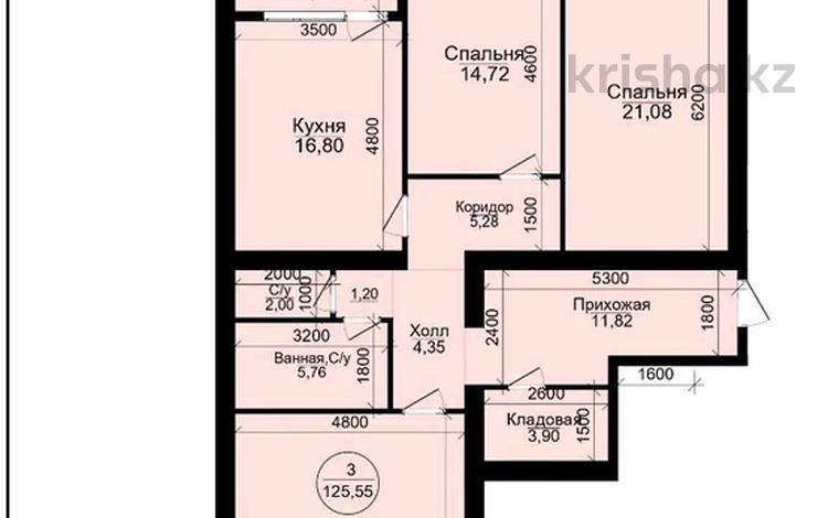 3-комнатная квартира, 121.38 м², 4/7 этаж, 41 микрорайон 2 за ~ 28.5 млн 〒 в Актау — фото 6