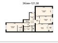 3-комнатная квартира, 121.38 м², 4/7 этаж, 41 микрорайон 2 за ~ 28.5 млн 〒 в Актау — фото 3