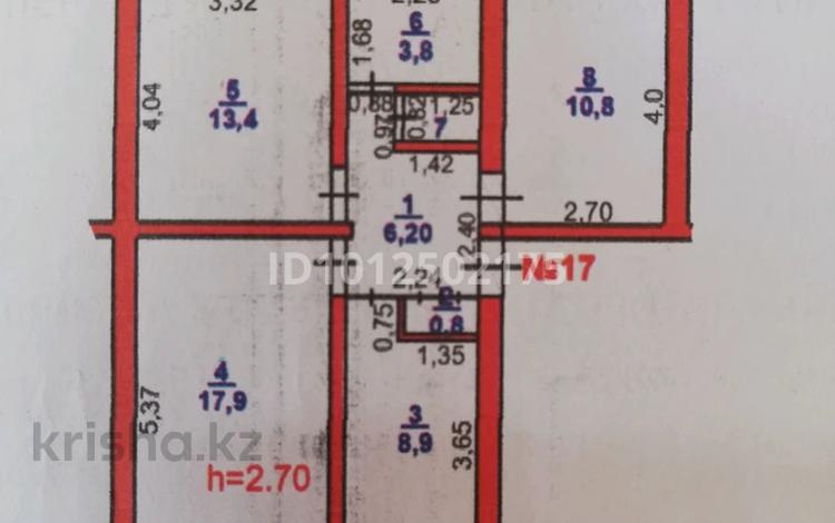 3-бөлмелі пәтер · 69 м² · 4/5 қабат, Рахимова 3, бағасы: 22 млн ₸ в Таразе — фото 2