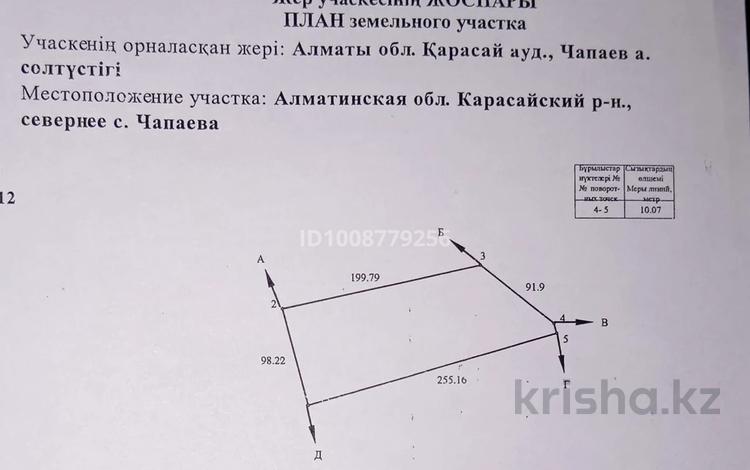 Участок · 2 га, Коктоган (Чапаев) за 180 млн ₸ — фото 2