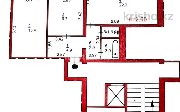 2-комнатная квартира · 63 м² · 7/10 этаж, Майры 25 за 28.5 млн ₸ в Павлодаре — фото 4