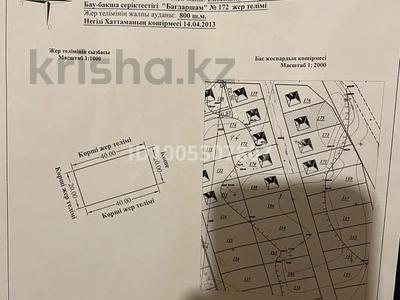 Жер телімі · 8 сотық, Багдаршам 172, бағасы: 7.5 млн ₸ в Байтереке (Новоалексеевке)