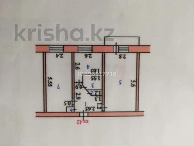 2-комнатная квартира · 42 м² · 4/5 этаж, Валиханова 11 за 14.5 млн 〒 в Петропавловске