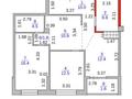 3-бөлмелі пәтер · 80 м² · 9/18 қабат, Строителей 28/5, бағасы: 69.9 млн ₸ в Караганде — фото 3