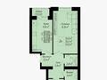 2-бөлмелі пәтер · 59.52 м² · 1/5 қабат, Жамбыла Жабаева 23, бағасы: 16.5 млн ₸ в Косшы — фото 4