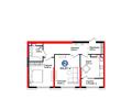2-бөлмелі пәтер · 66 м² · 11/16 қабат, Тараз ш/а, Рыскулова 33/2, бағасы: 42 млн ₸ в Шымкенте, Аль-Фарабийский р-н