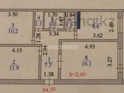 3-бөлмелі пәтер, 64 м², 5/5 қабат, Аблай хана — Школа 32, бағасы: 22 млн 〒 в Астане, Алматы р-н