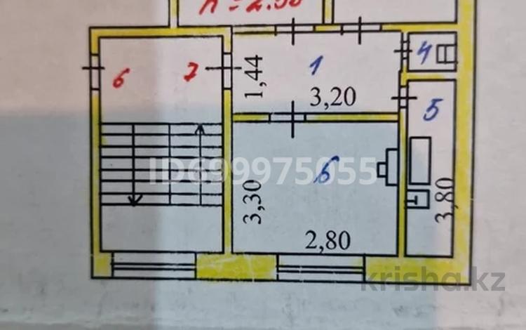2-бөлмелі пәтер · 52.9 м² · 2/2 қабат, Железнодорожная 12, бағасы: 10.5 млн ₸ в Жезказгане — фото 2