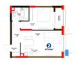 2-бөлмелі пәтер · 47.85 м² · 2/16 қабат, Е-899 7, бағасы: ~ 44.8 млн ₸ в Астане, Нура р-н — фото 3