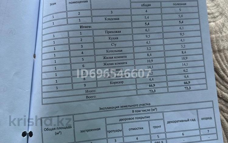 Отдельный дом · 4 комнаты · 80 м² · 15 сот., Шевченко 66 за 50 млн ₸ в Бельбулаке (Мичурино) — фото 2