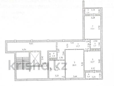 3-бөлмелі пәтер · 80 м² · 5/9 қабат, мкр Нурсая, Султан Бейбарыс 437, бағасы: 35 млн ₸ в Атырау