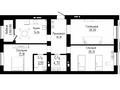 3-бөлмелі пәтер · 92.95 м², Таттимбета — Е-15, бағасы: ~ 57.6 млн ₸ в Астане, Нура р-н — фото 3